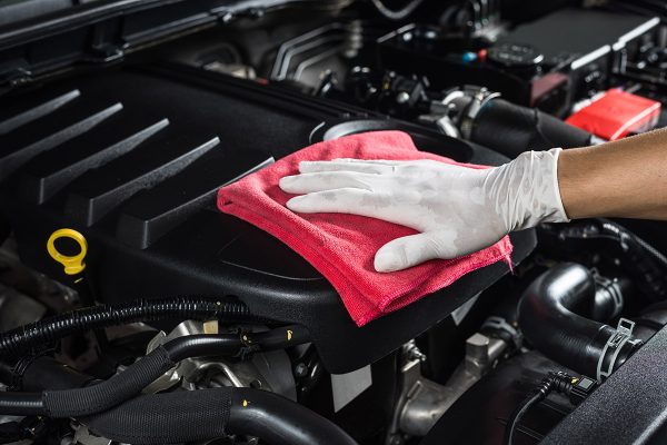 engine bay cleaning and detailing services